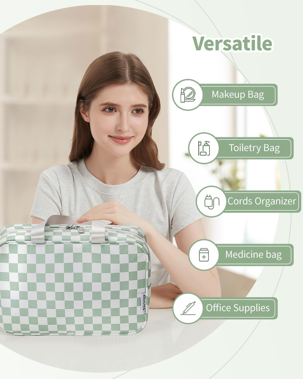 Narwey bag in travel setting suitable for gym or trips