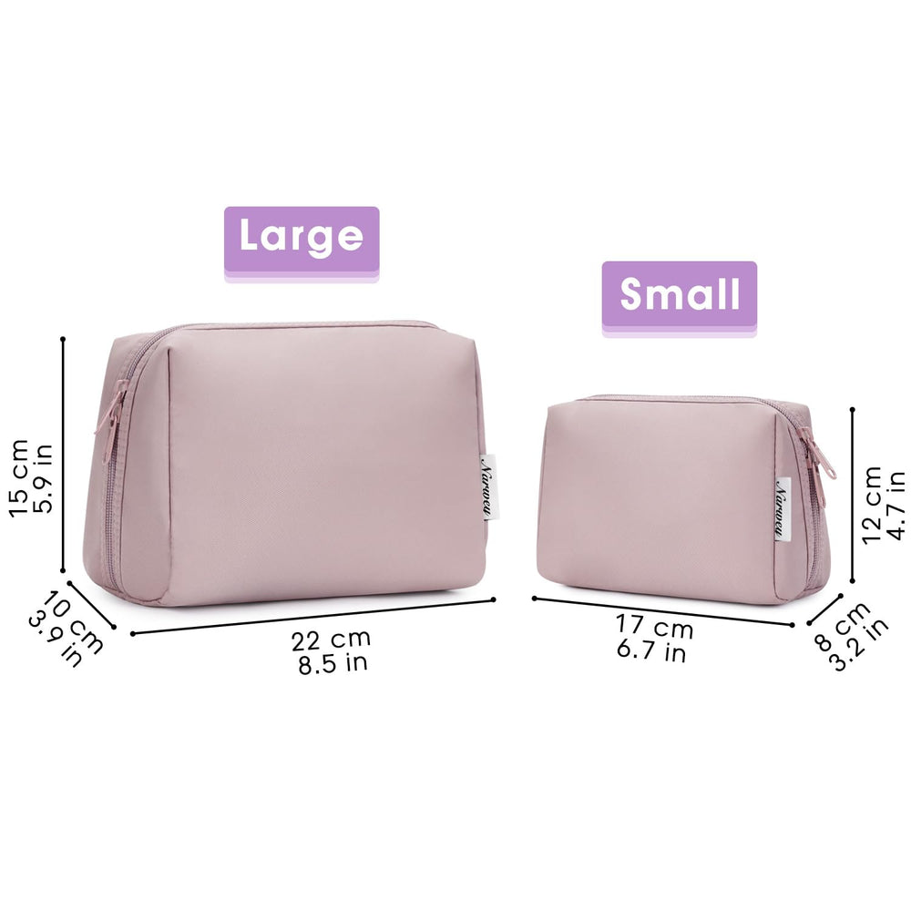 Narwey dusty rose makeup bag as a vibrant gift idea for friends