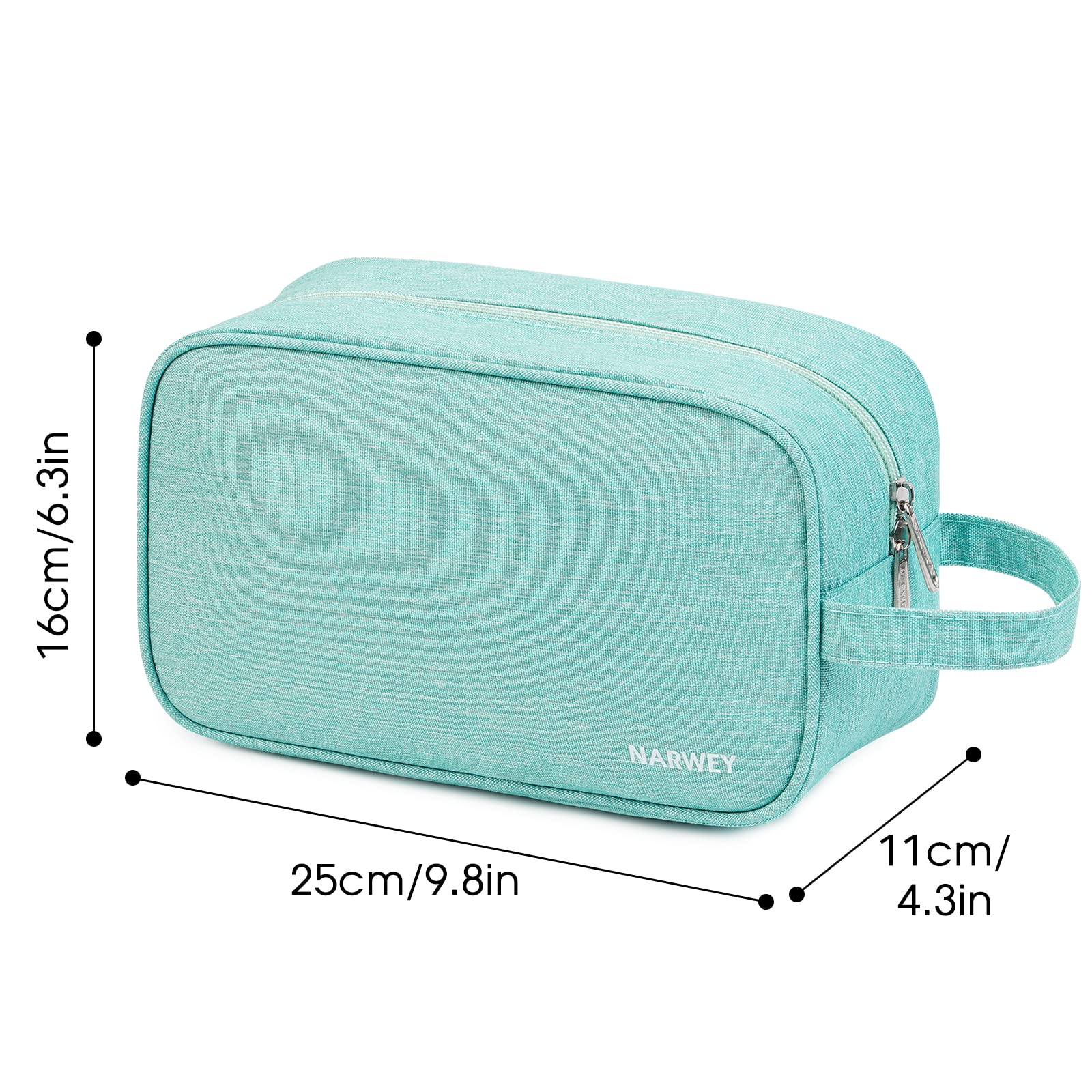 Narwey durable zipper ensures smooth closing and security.