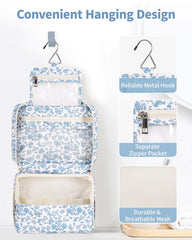 Narwey waterproof travel toiletry bag keeps contents dry during travel
