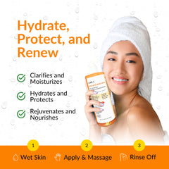 Nasola Kojic Acid Body Wash lather-foam highlights rich texture with turmeric infusion.