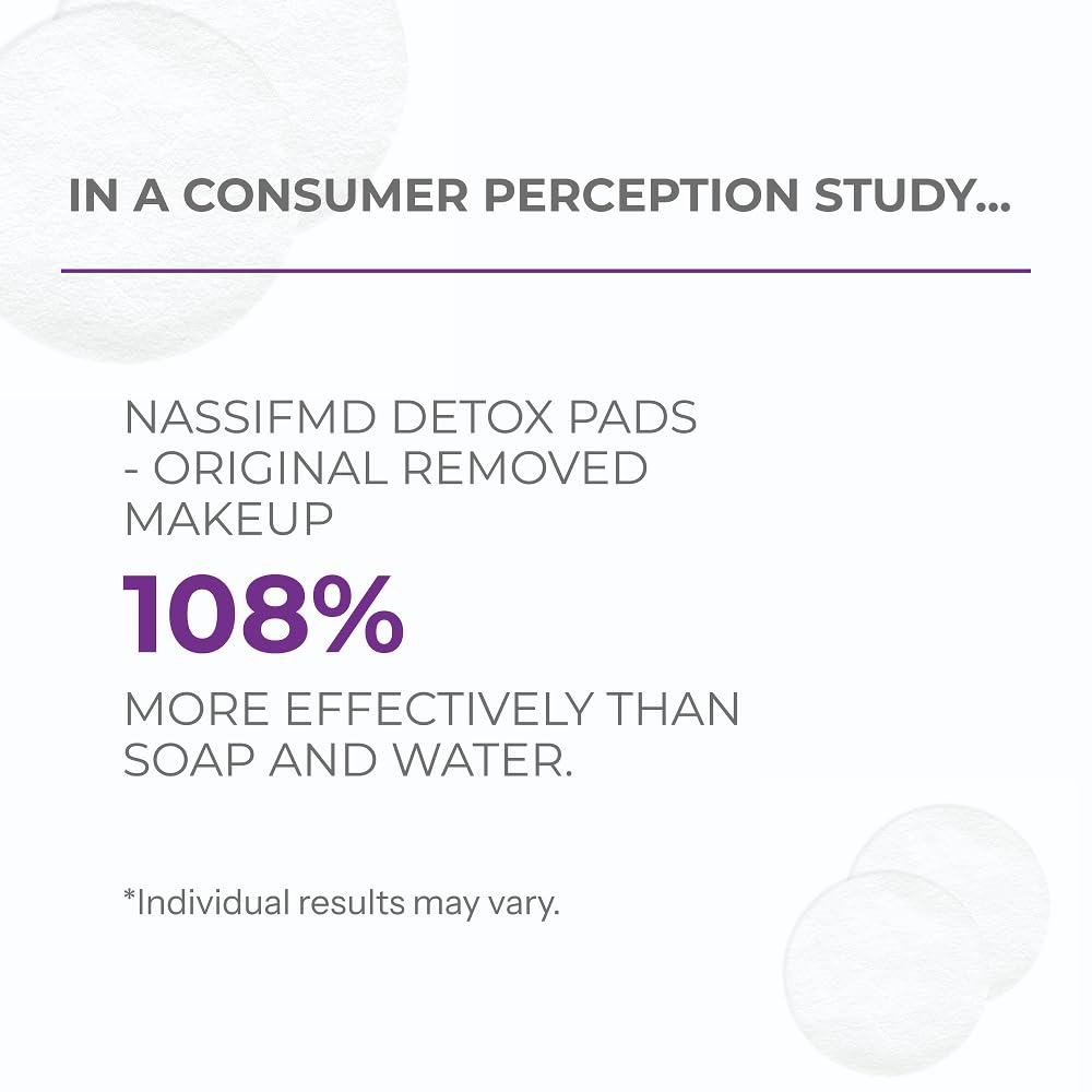 NassifMD Exfoliating Detox Pads in morning routine for a refreshed glow