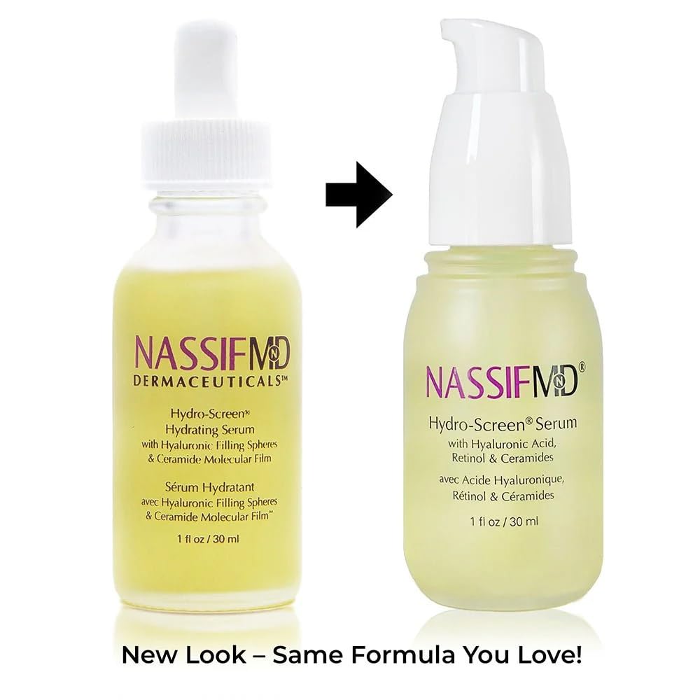 NassifMD Hydro-Screen pump-dispense demonstrates easy, precise application without heaviness.