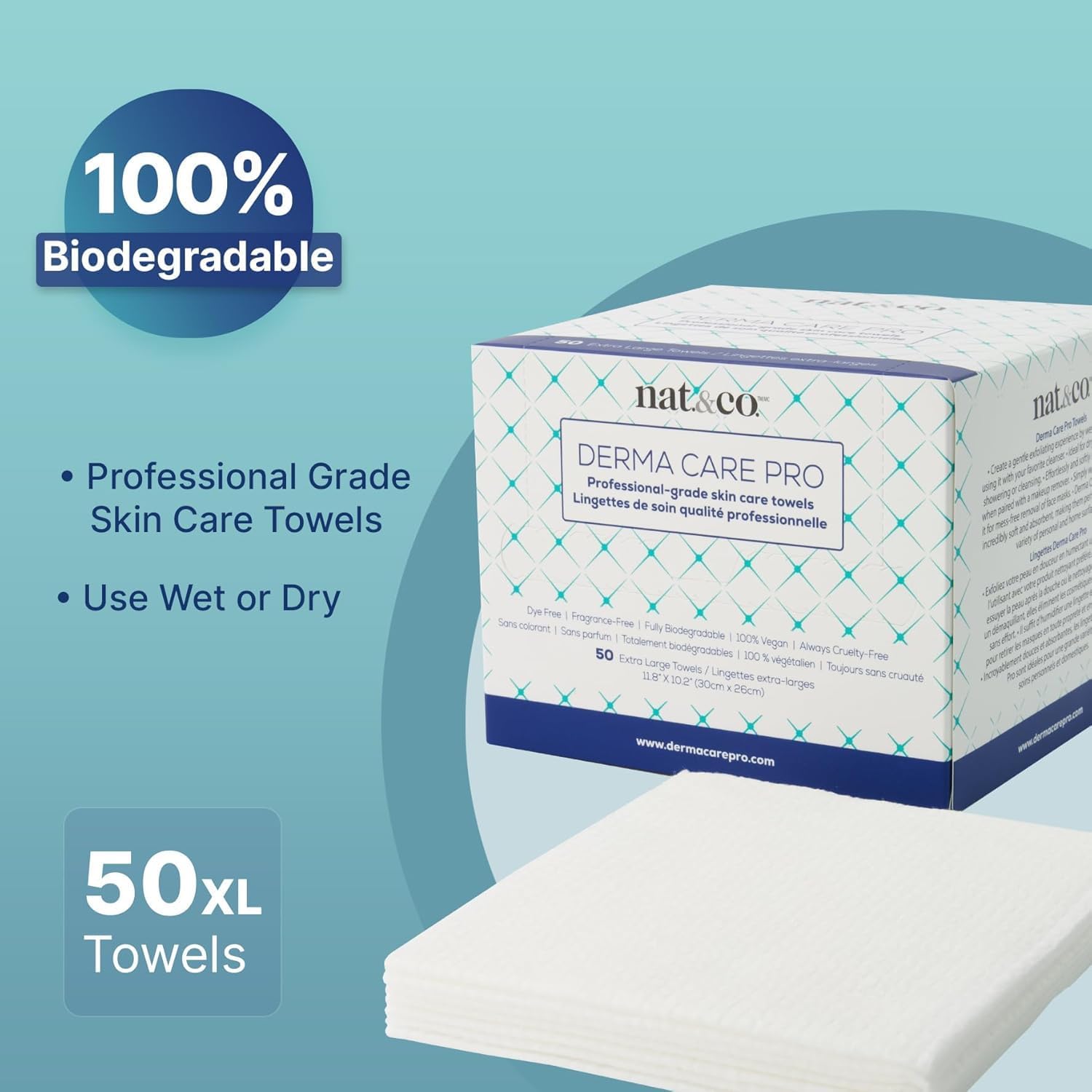 Nat.&Co. Derma Care Pro travel-ready pack for on-the-go skincare routines