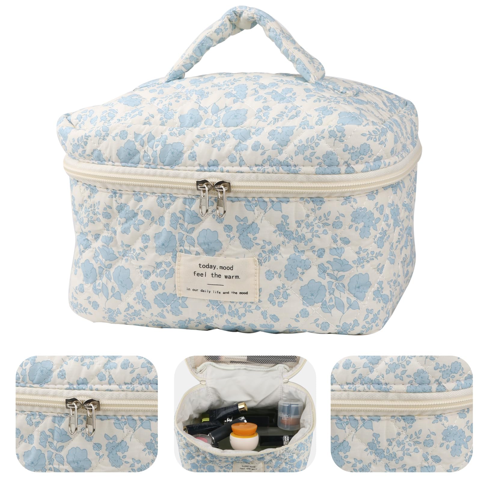 NATINSA zippered closeup shows secure, travel-ready closure and durability