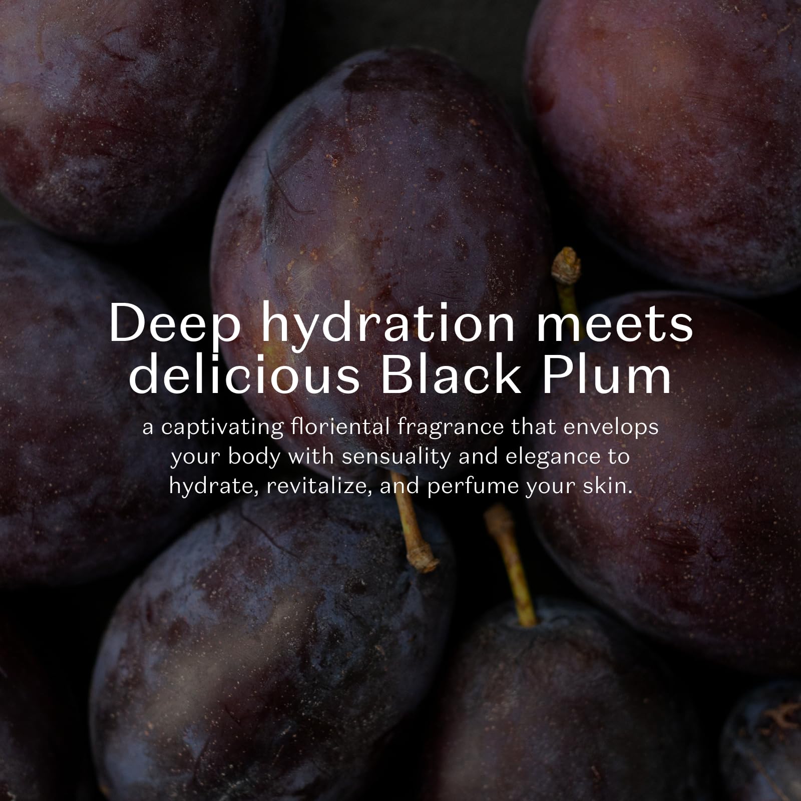NATIVA SPA Black Plum Body Oil being poured for smooth application