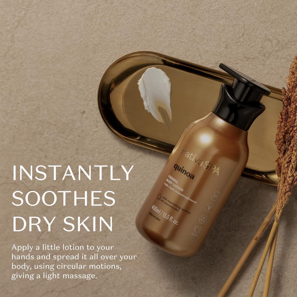 Nativa Spa moisture texture application demonstrates velvet-soft skin after use