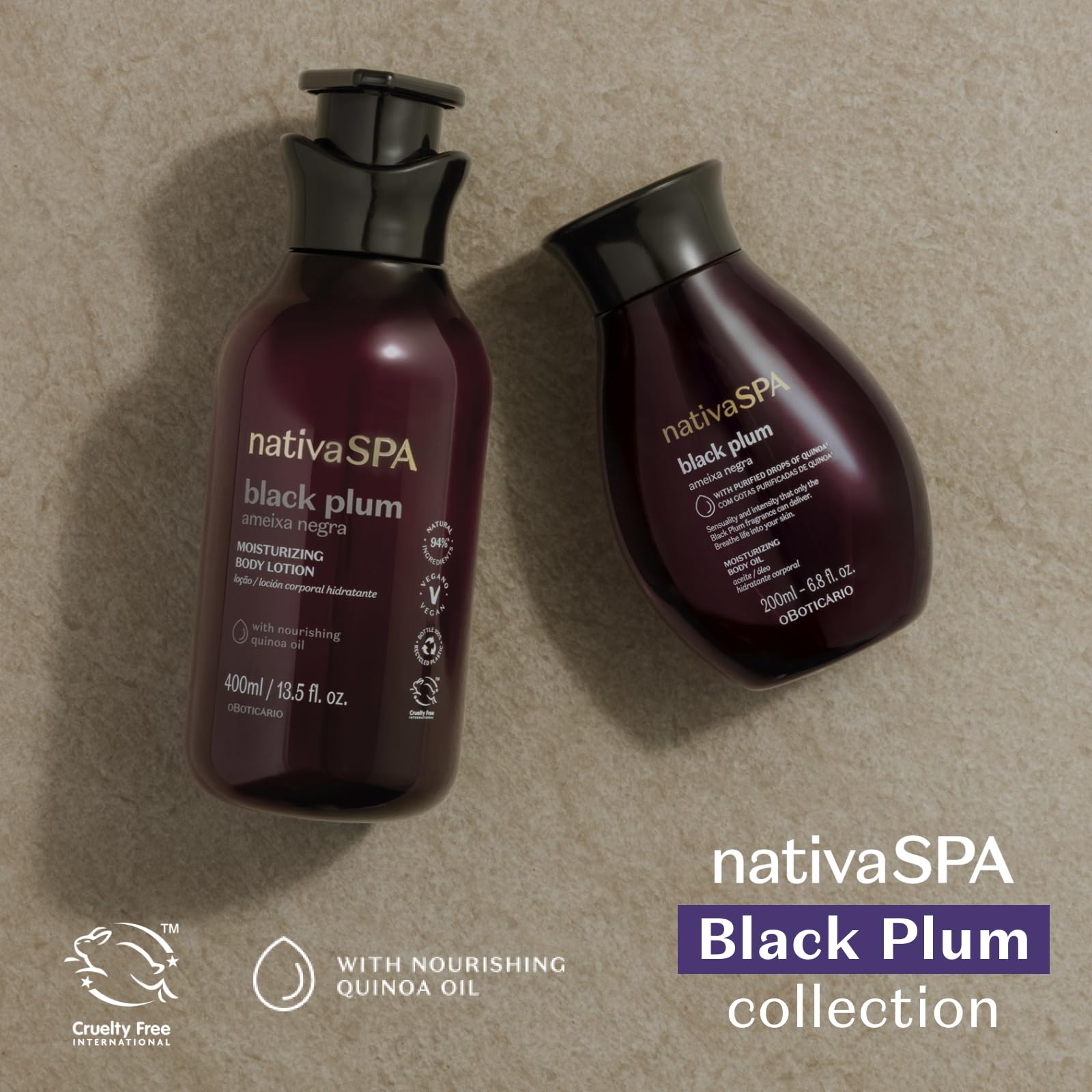 NATIVA SPA purified quinoa drops close-up illustrating hydration support