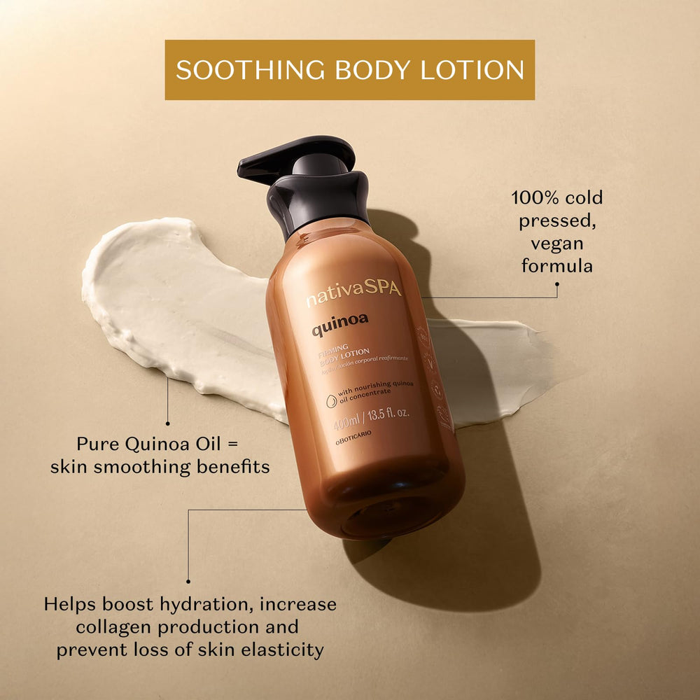 Nativa Spa quinoa purified drops closeup suggests deep hydration and nourishment