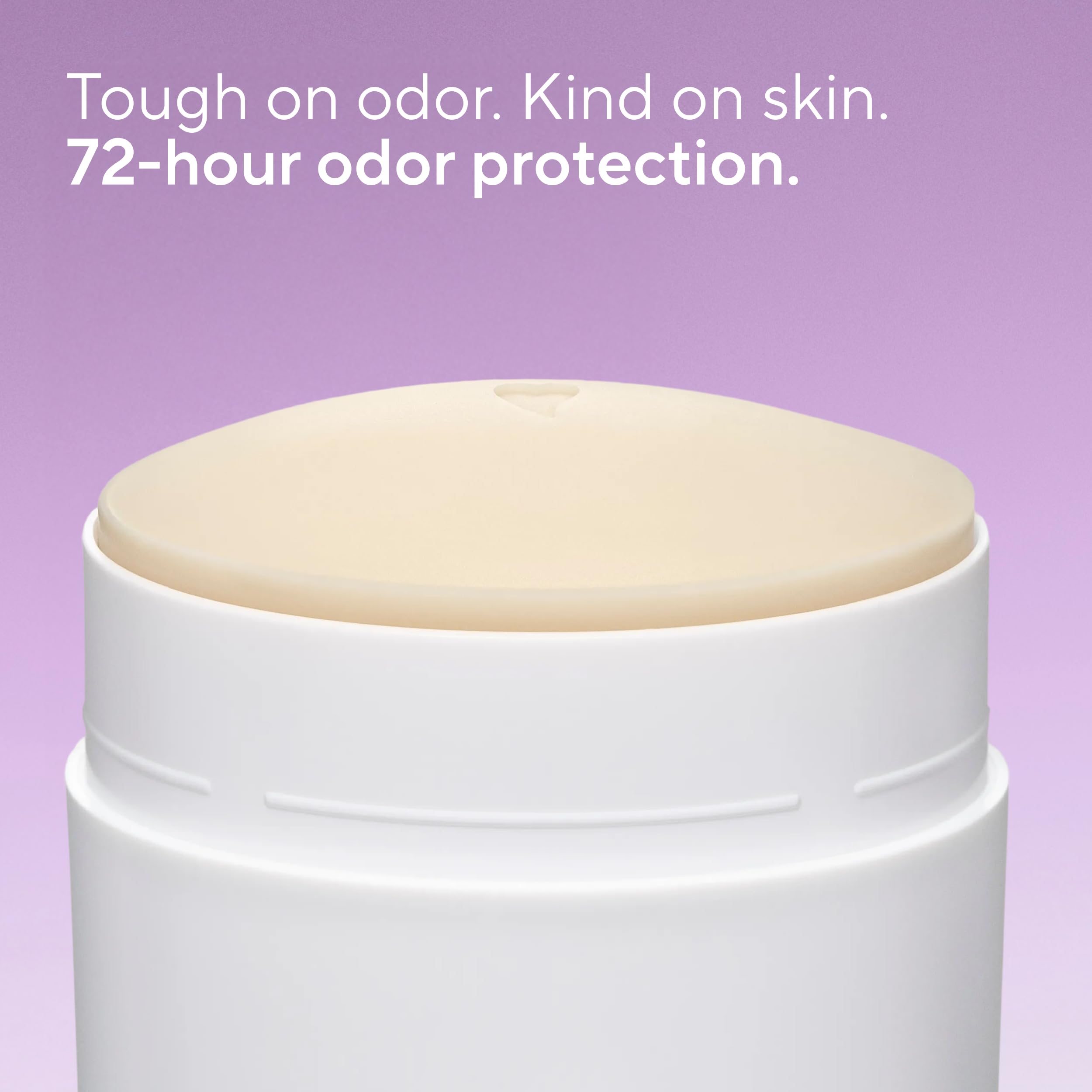 Native aluminum-free label close-up — aluminum-free formula for sensitive skin.
