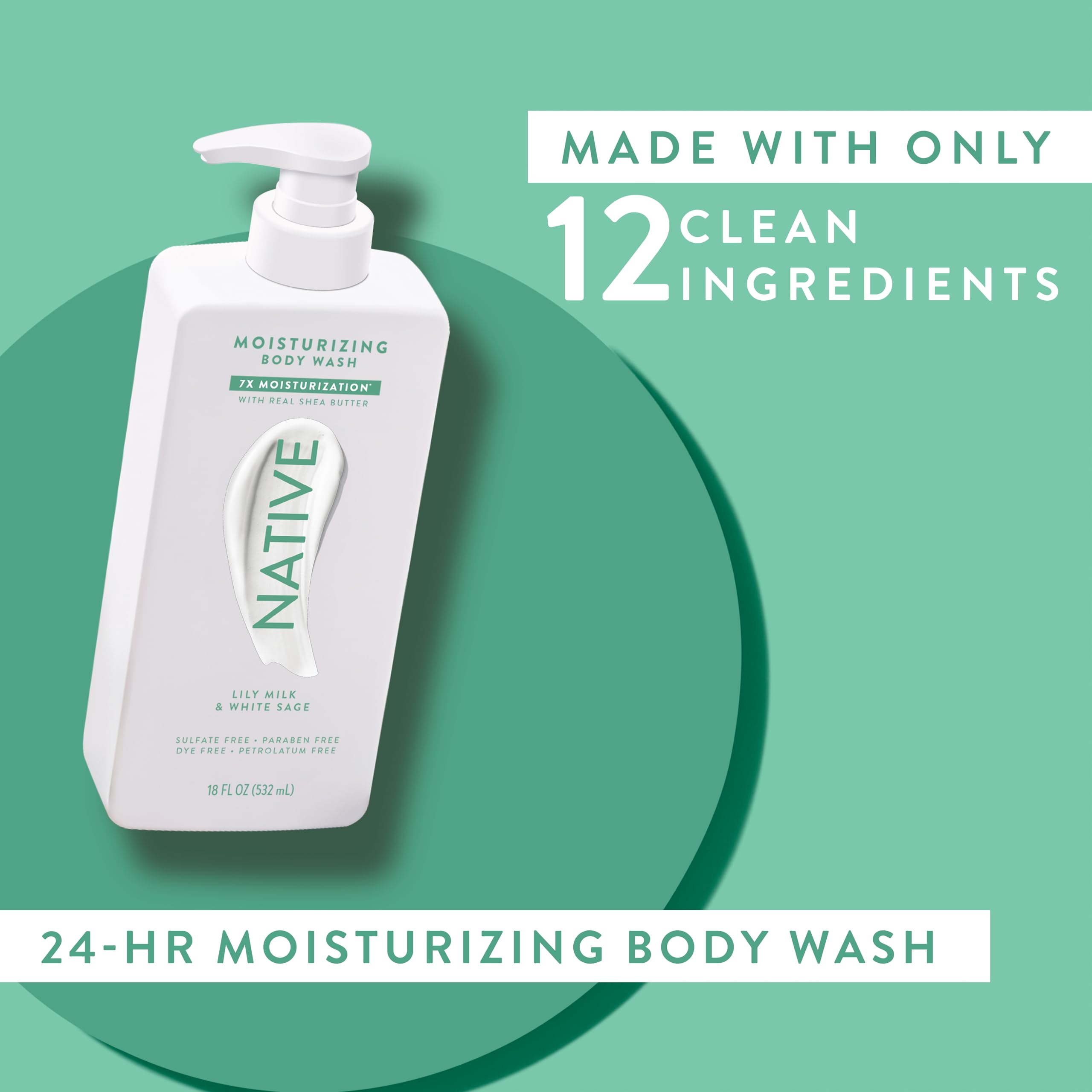 Native bottle in a clean bathroom setup highlighting vegan and cruelty-free care.