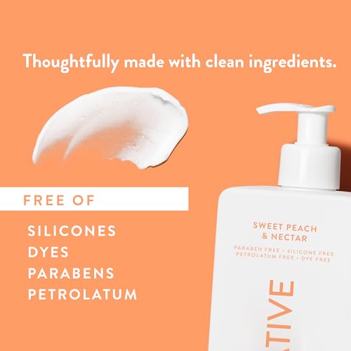 Native Body Lotion being applied to hands for smooth skin.