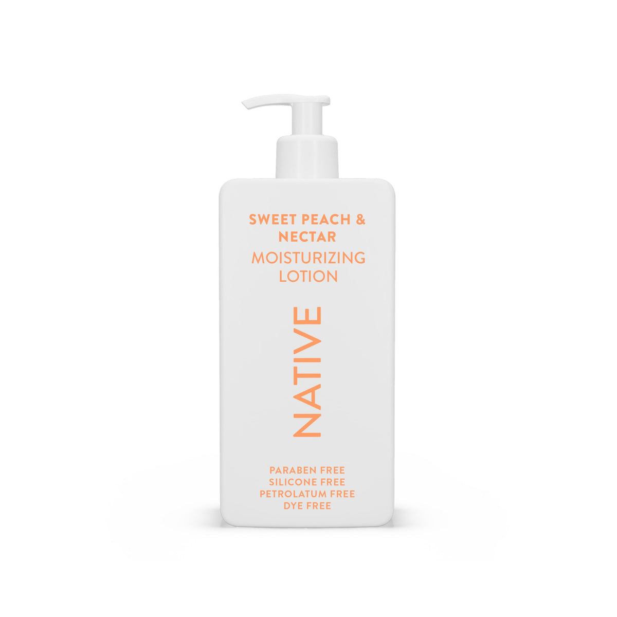 Native Body Lotion bottle showing plant-based hydration for daily skin care.