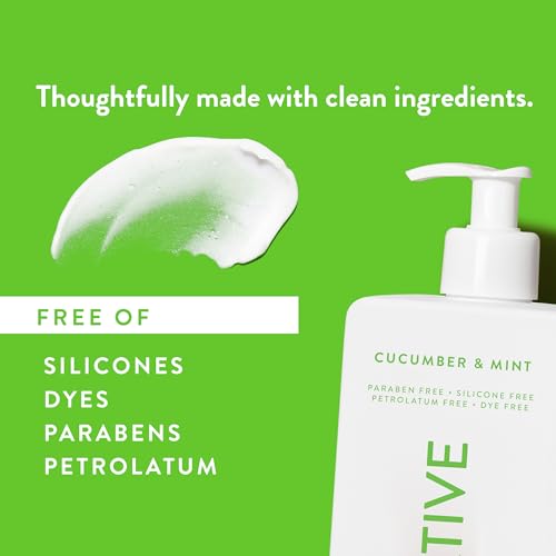 Native Body Lotion cream swirl emphasizes cucumber mint aroma and refreshing feel.