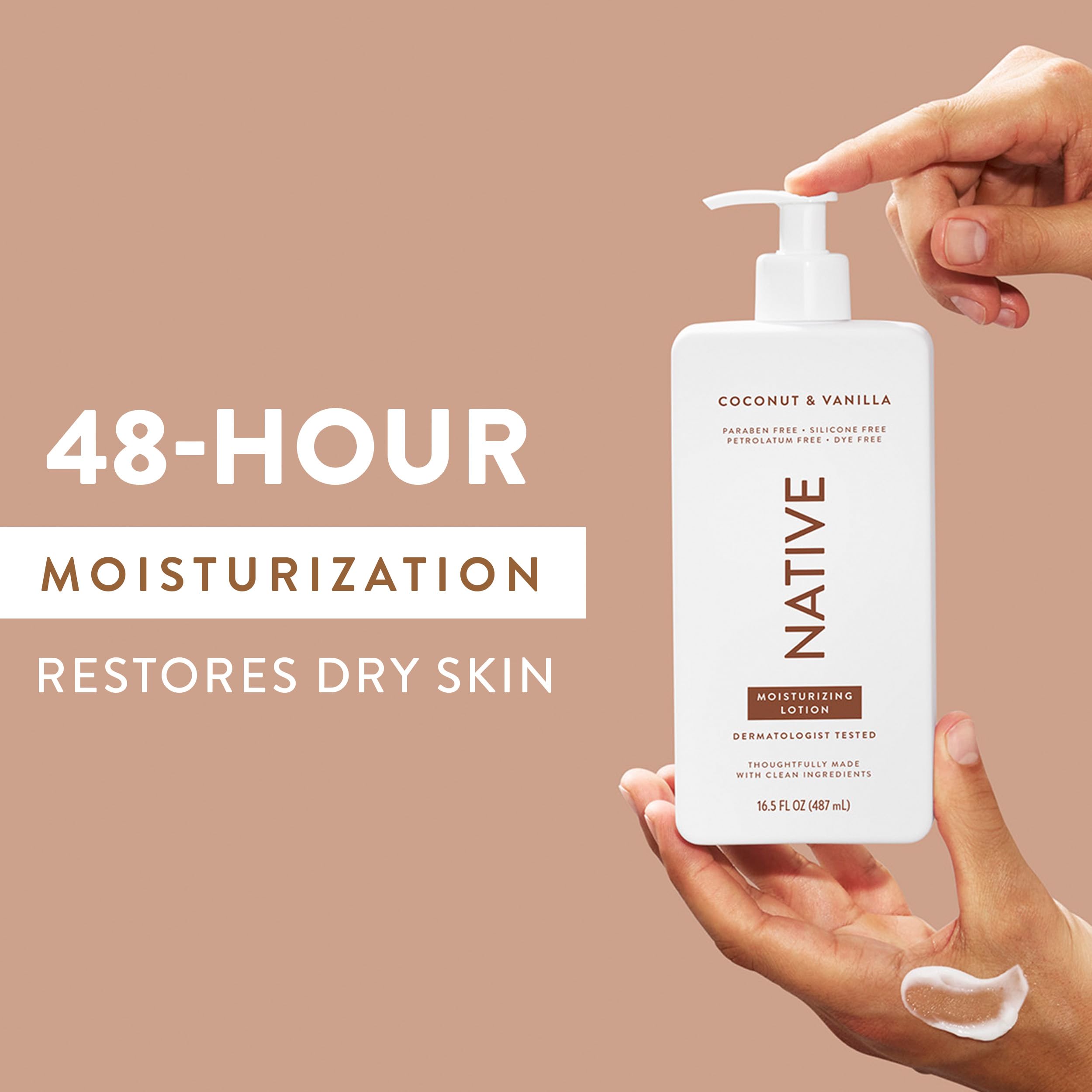 Dermatologist-tested formula supports sensitive skin with gentle hydration.