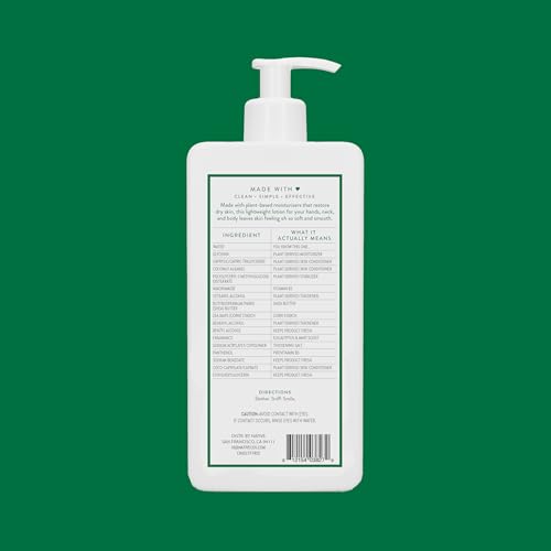 Native Body Lotion dry-skin-hydration result shows visible improvement after use.