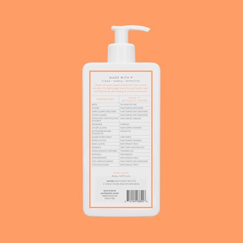 Native Body Lotion fragrance with peach-nectarine notes for a summery scent.