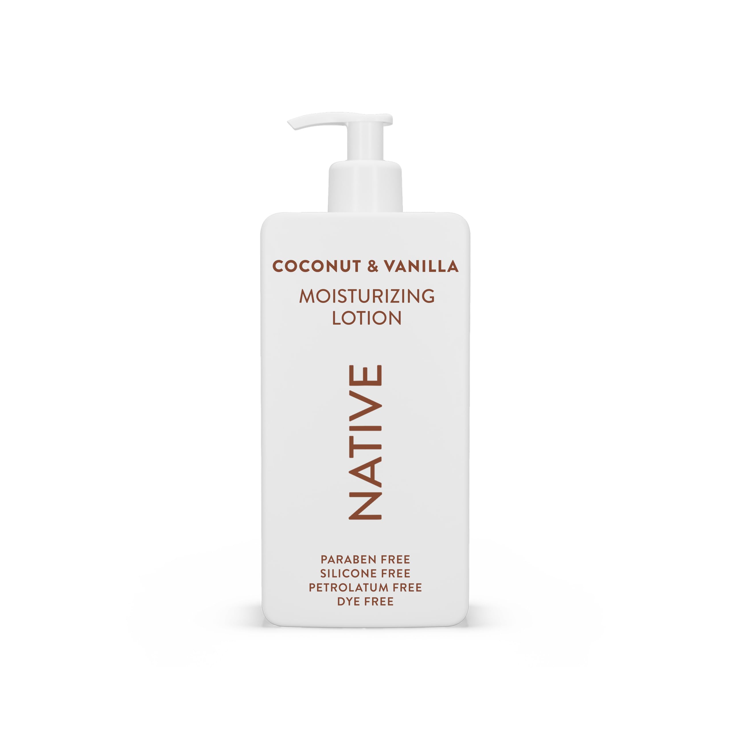 Native Body Lotion pump bottle delivers easy, mess-free hydration.