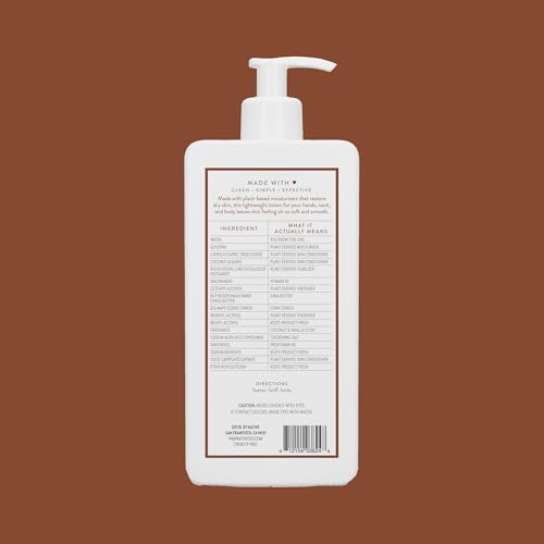 Native Body Lotion texture close-up shows creamy moisture for dry skin.