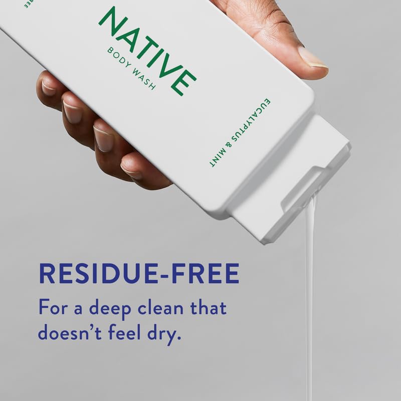 Native body wash 2-pack packaging on display emphasizes value and convenience.