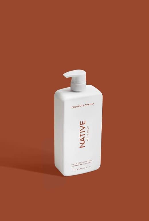 Pack of two Native Body Wash bottles emphasizing convenient value and shared routine