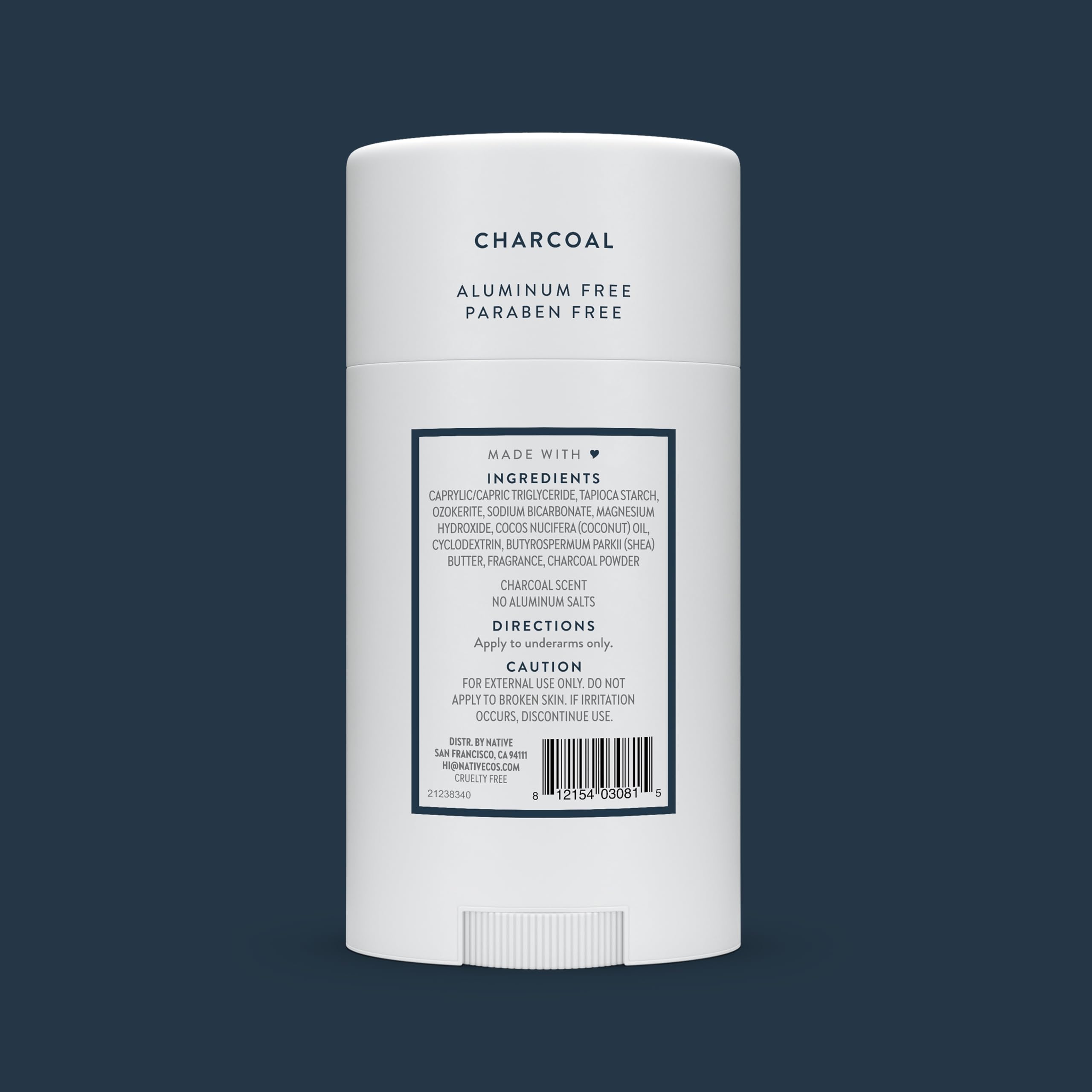 Native Charcoal Deodorant underarm freshness moment.