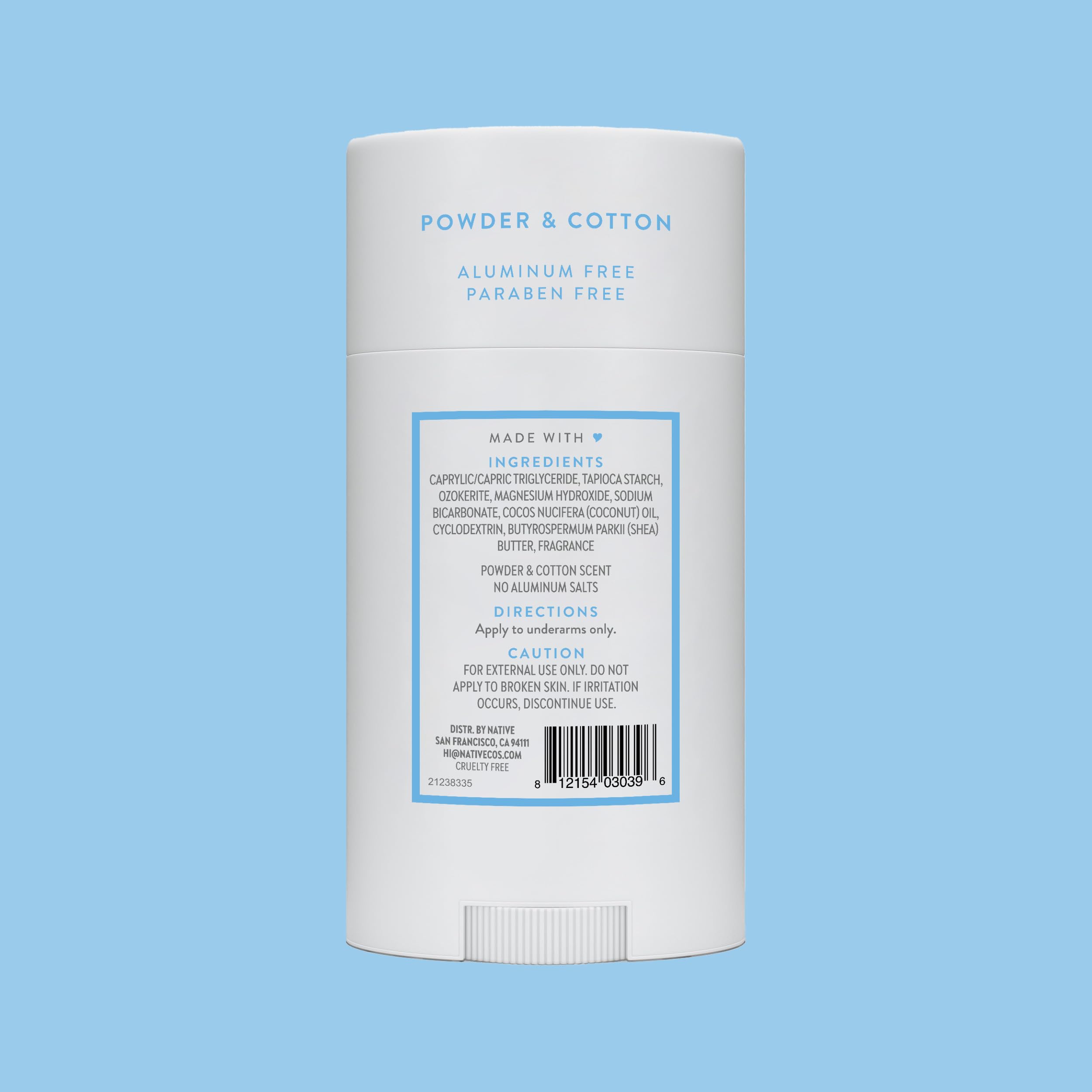 Native Deodorant 72-hour odor control emphasis on extended freshness.
