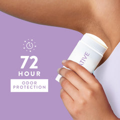 Native Lilac White Tea swatch on skin indicates quick absorption and protection.