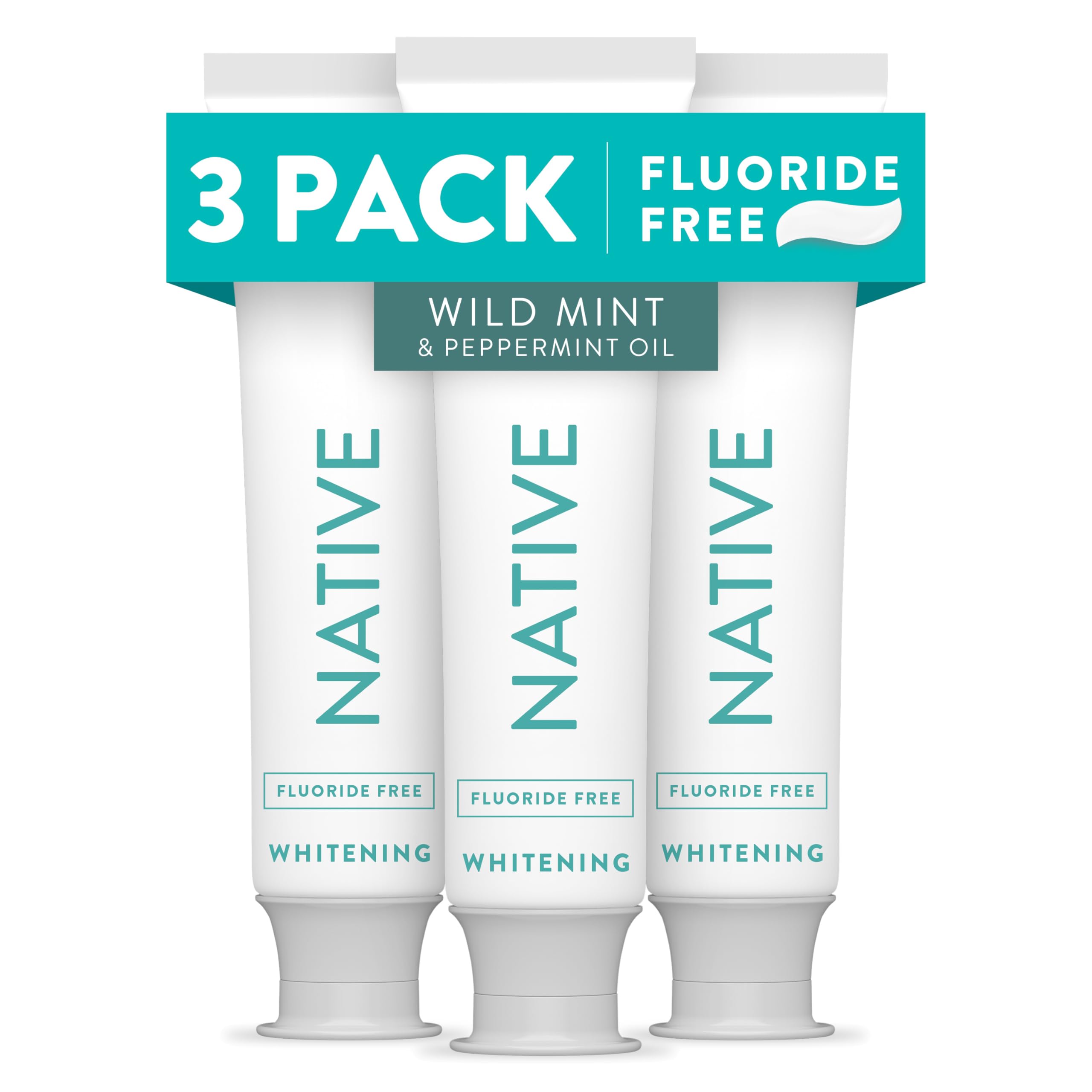 Native front pack view showing three tubes and clear ingredient benefits