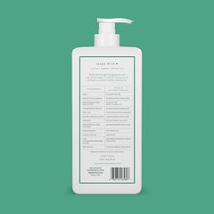 Native Lily Milk and White Sage label closeup highlighting natural ingredients for gentle cleansing.