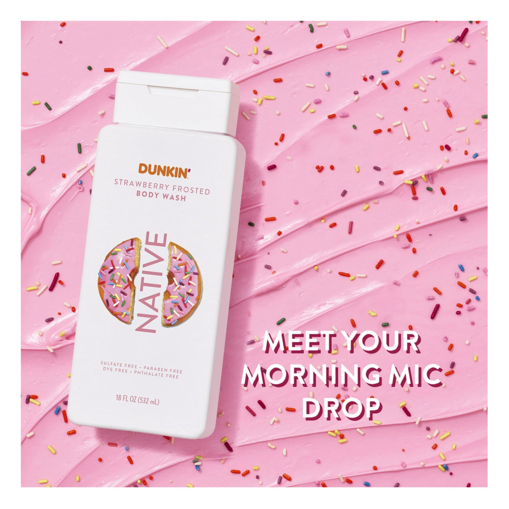 Native limited-edition packaging display showcases the Dunkin collaboration.