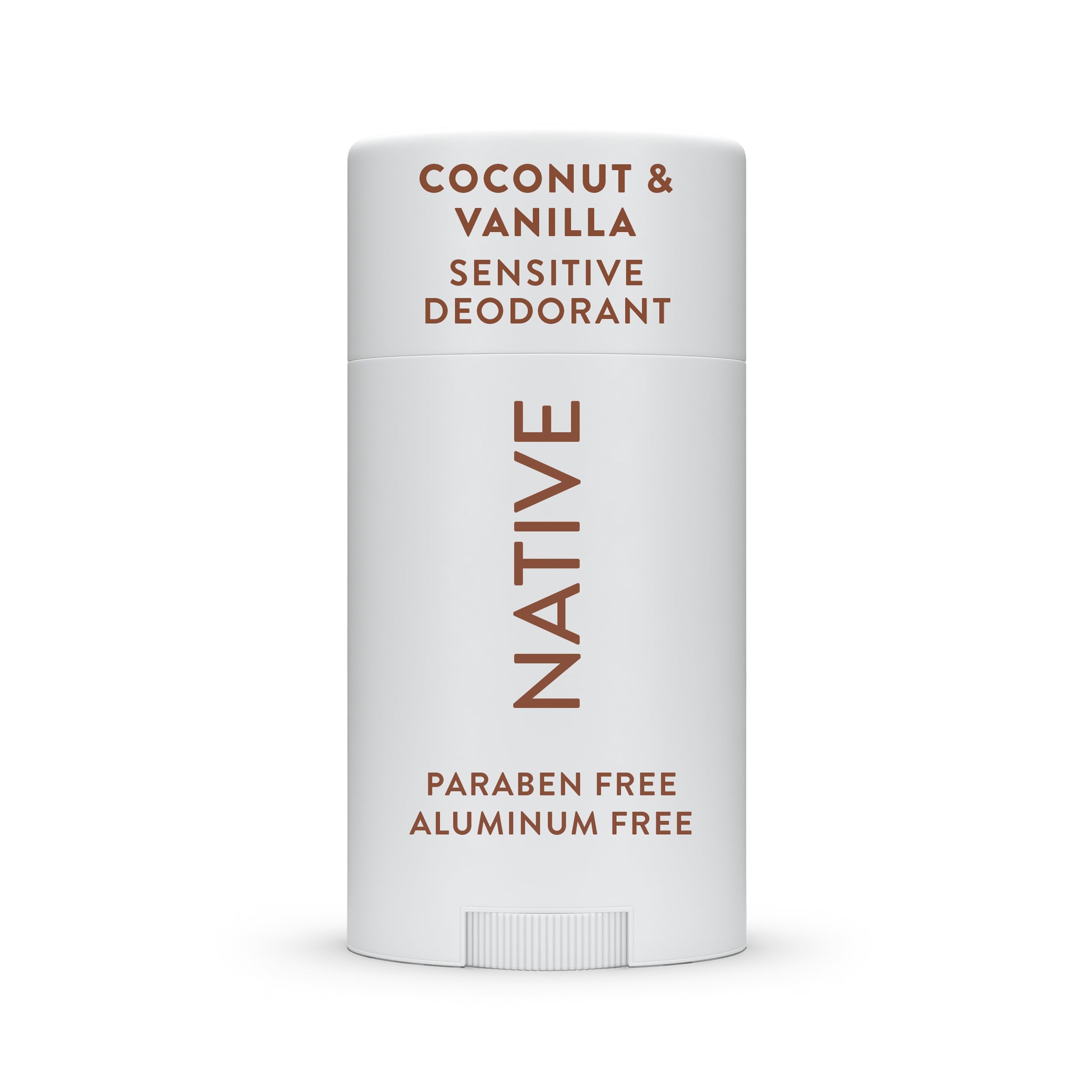 Native Sensitive Deodorant packaging highlights 72-hour odor protection.