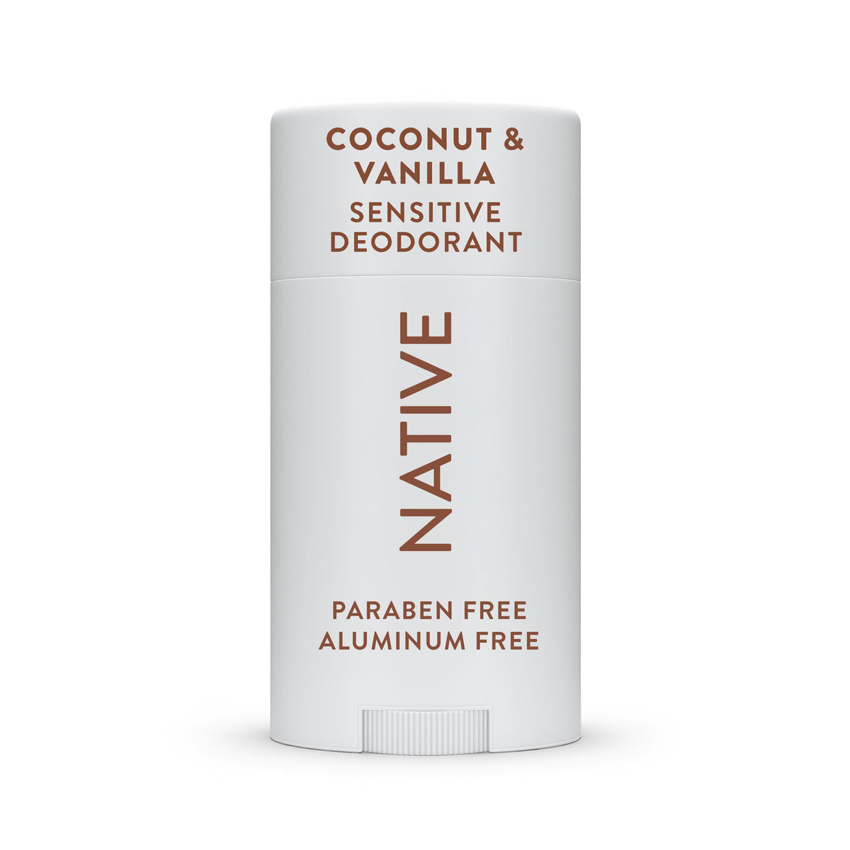 Native Sensitive Deodorant packaging highlights 72-hour odor protection.