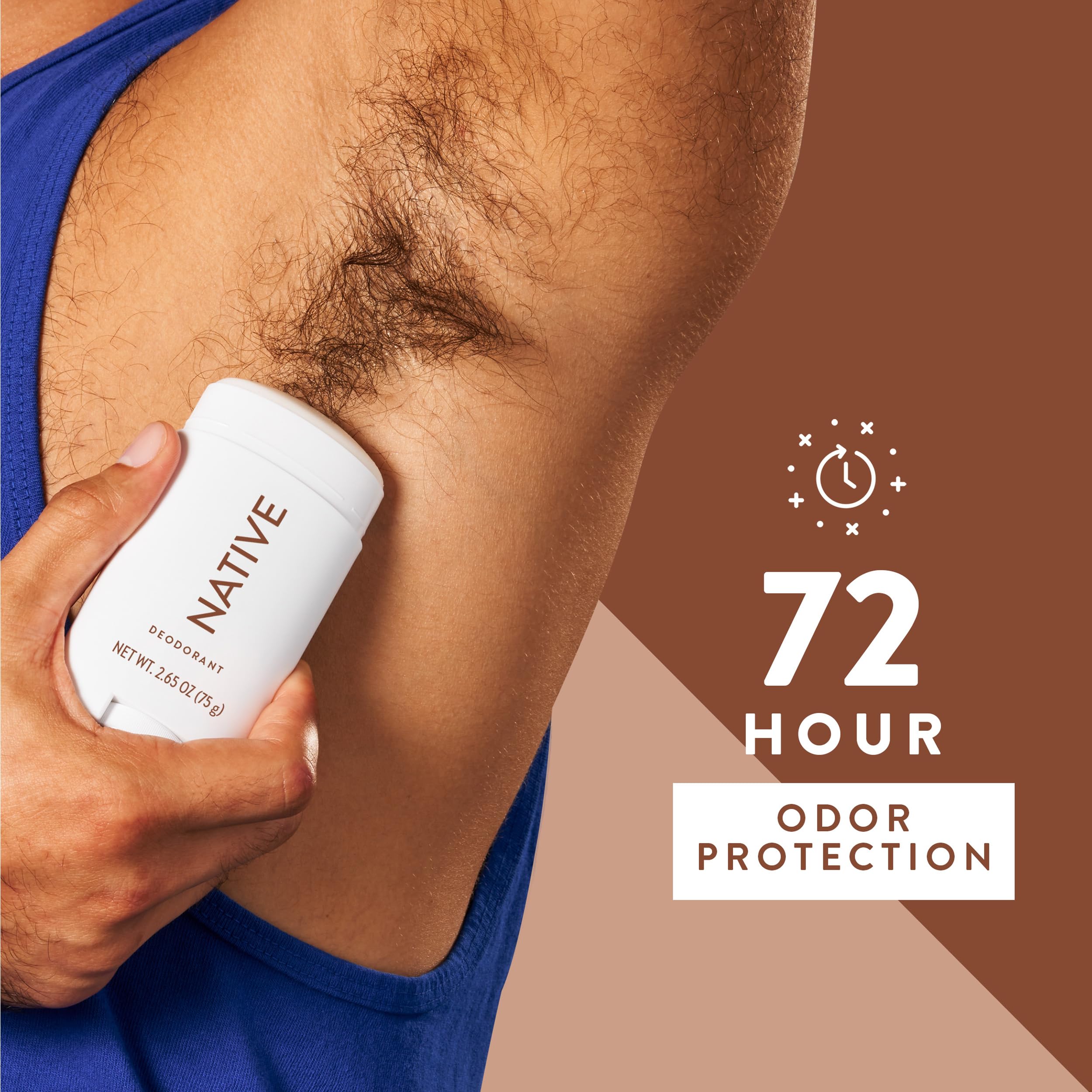 Coconut vanilla scent bottle delivers tropical fragrance.