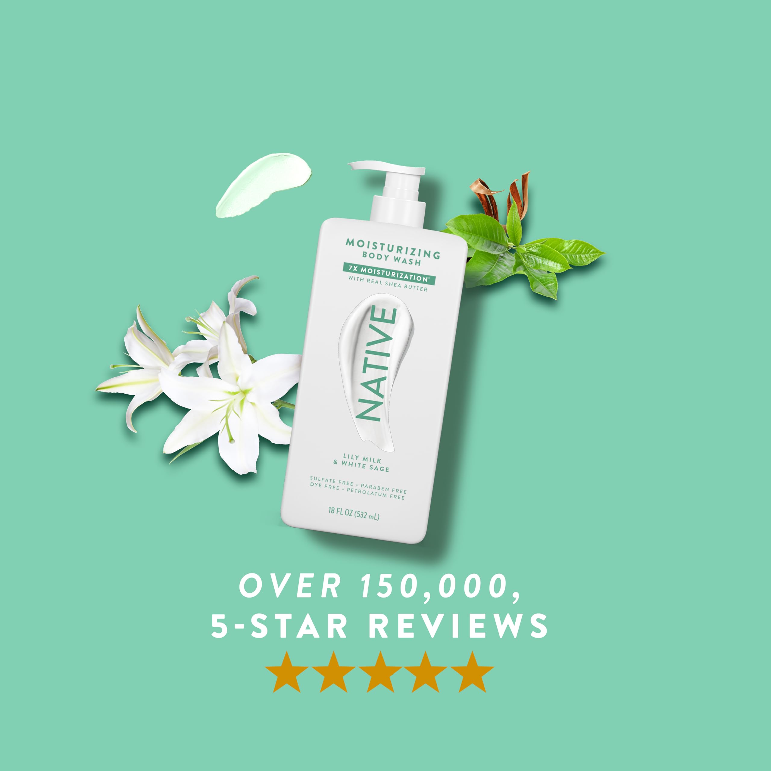 Native shower scene captures spa-like ritual for refreshing cleanse.