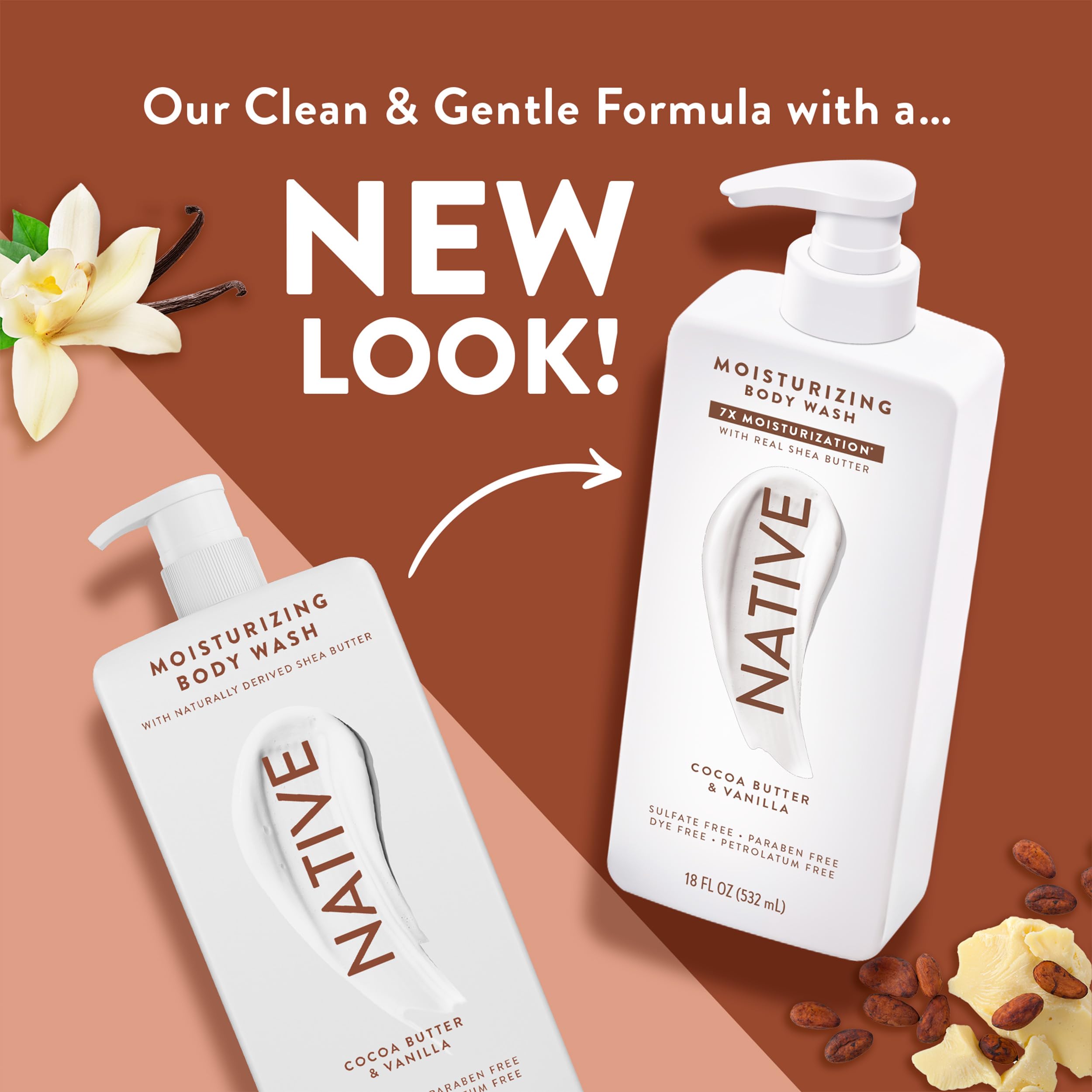 Native Vegan Cruelty-Free label signals ethical, skin-friendly skincare choice.