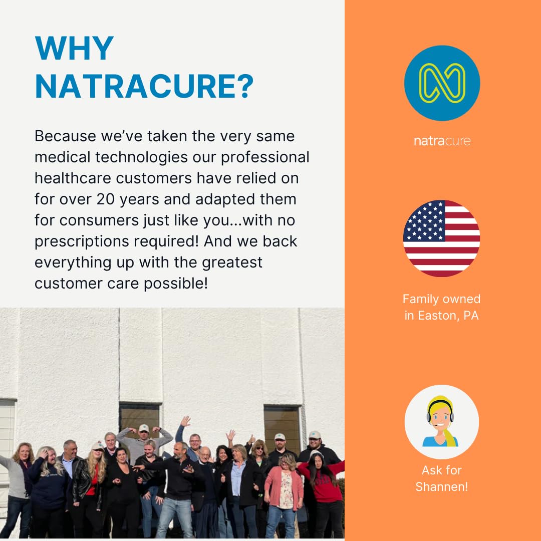 NatraCure family-owned Easton PA packaging badge highlights trusted heritage.