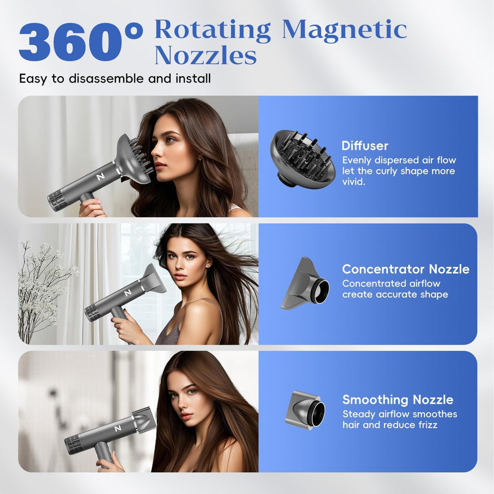Natrial Ionic Professional Hair Dryer with 2m cord offers flexibility