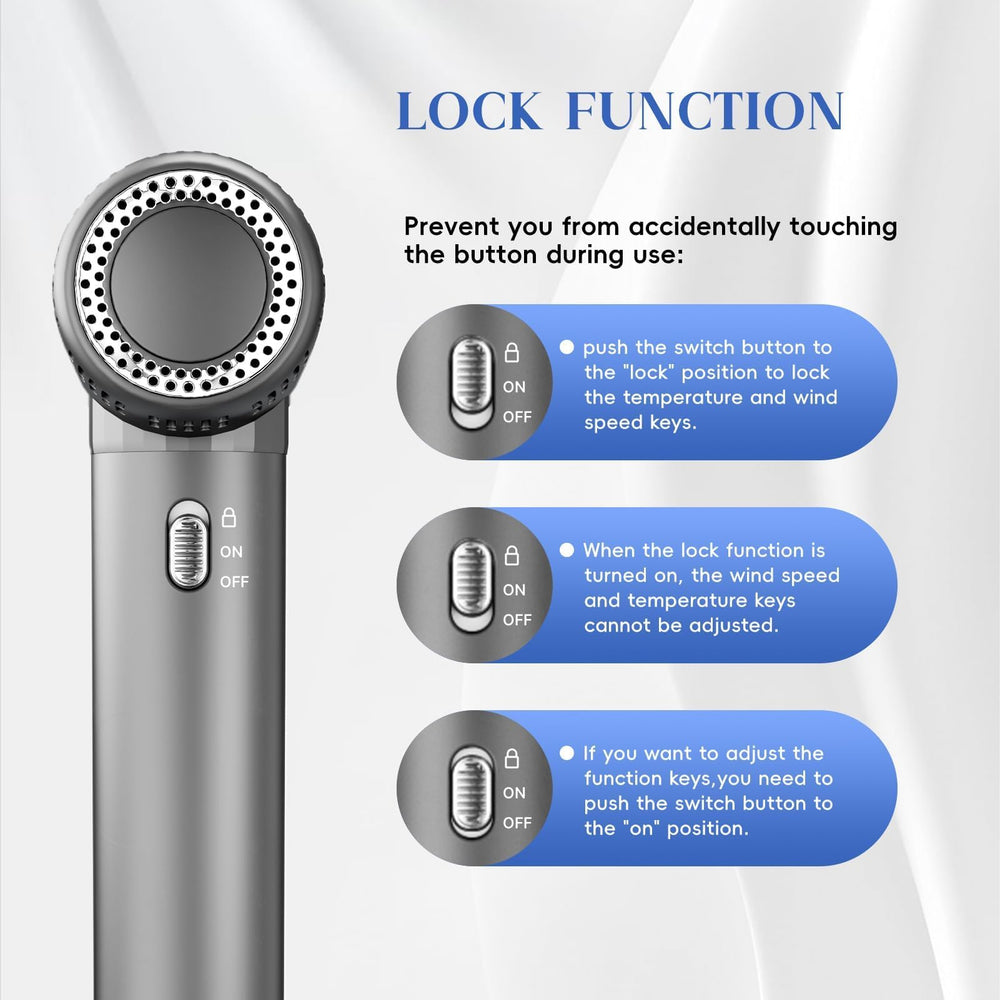 Natrial Ionic Professional Hair Dryer brushless motor hints long lifespan