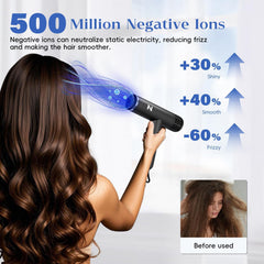 Natrial Ionic hair dryer diffuser attachment concentrates curls with even airflow.