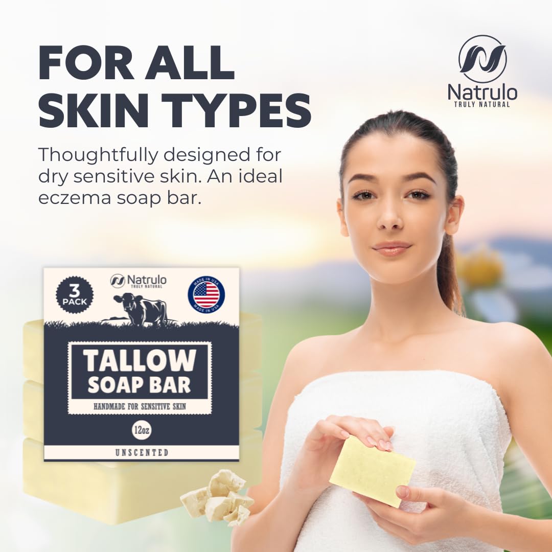 Natrulo unscented lather demonstrates a creamy, fragrance-free foam ideal for dry or itchy skin.