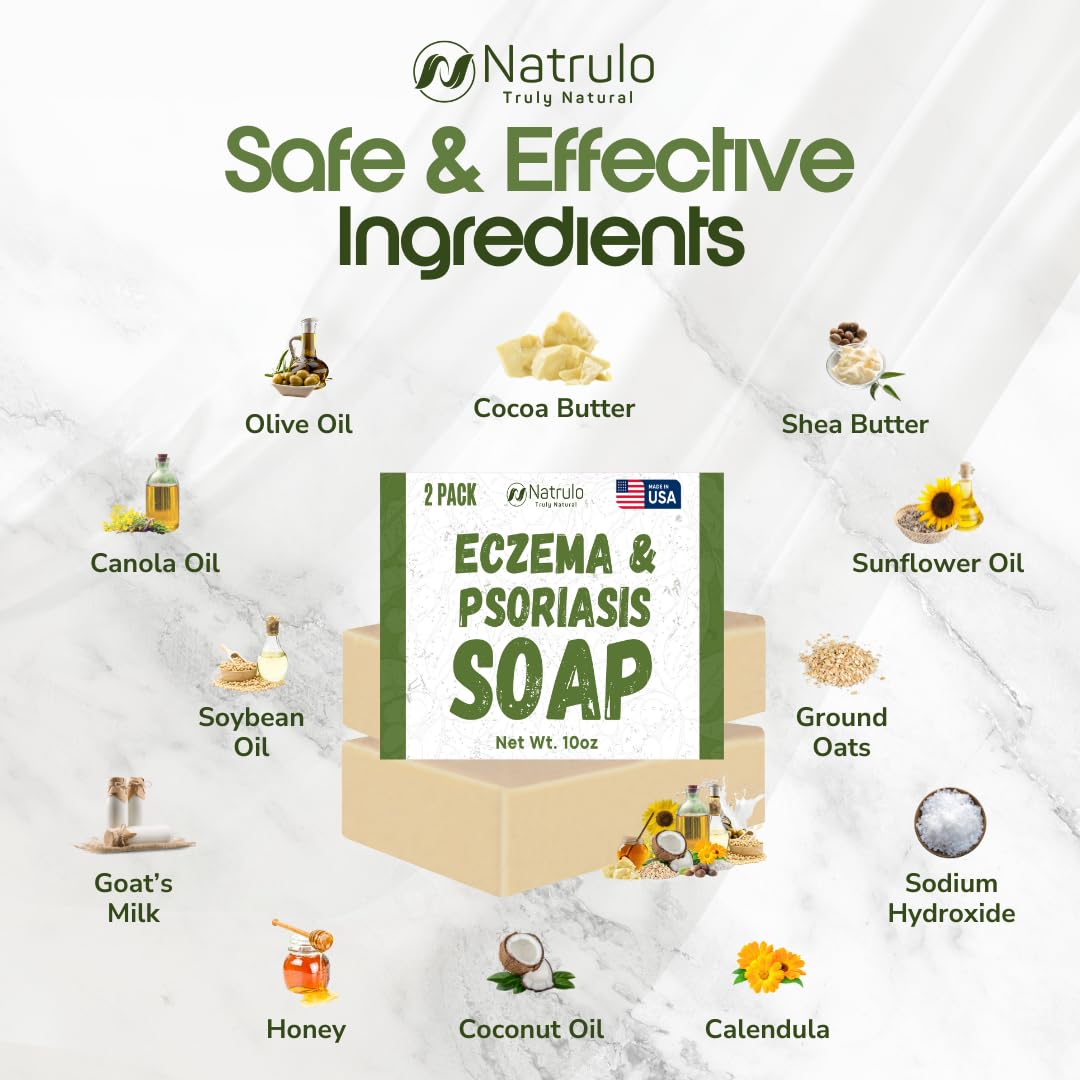 Natrulo Eczema Soap Bar kid-friendly usage example with family care.