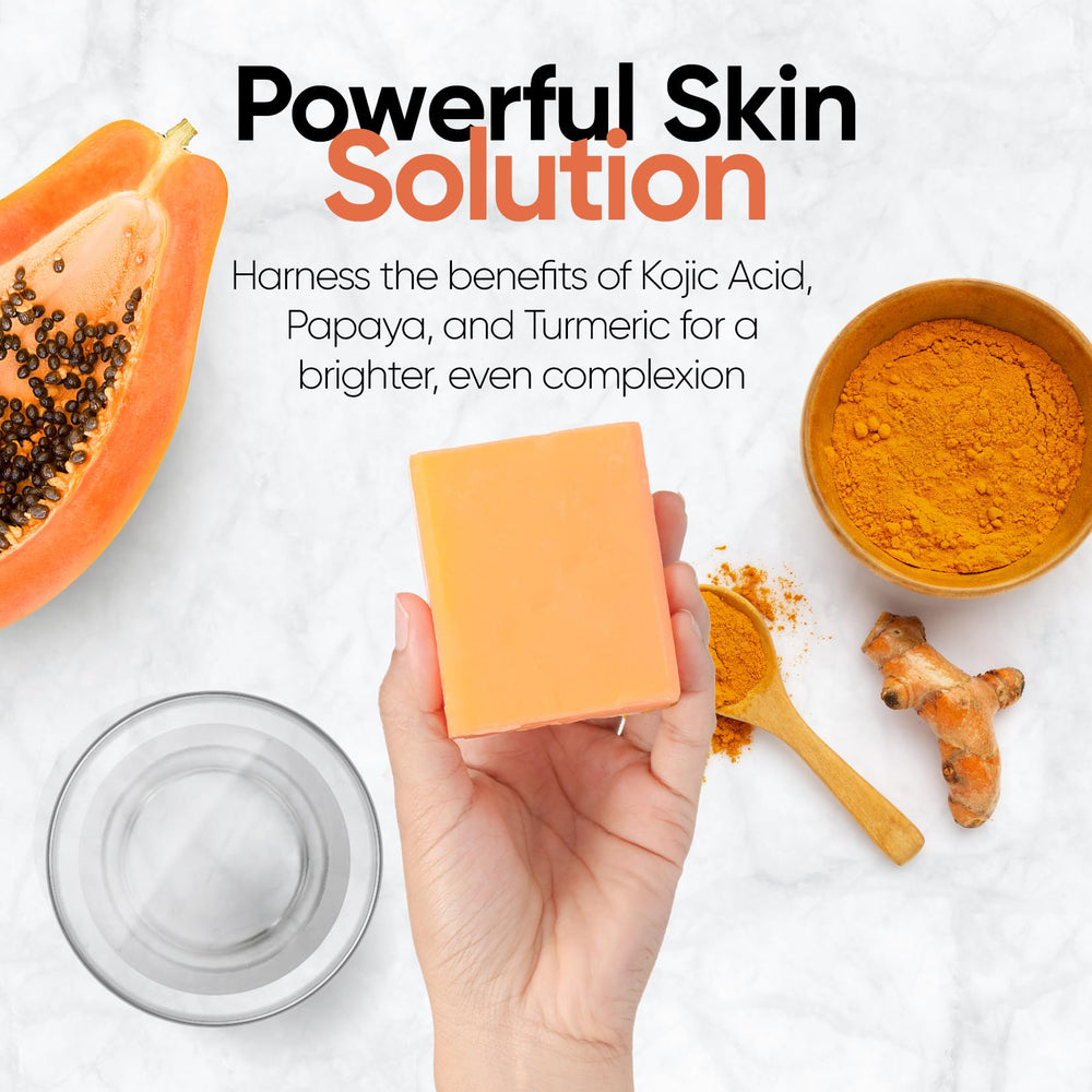 Natrulo Papaya Soap Foaming Lather with creamy texture for gentle cleanse.