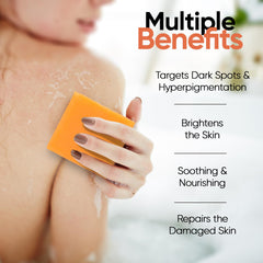 Natrulo Papaya Soap Lather Foamy conveys refreshing facial and body cleansing.