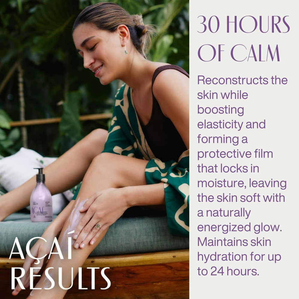 Natura acai oil ingredient visual, underscoring antioxidant rich care.