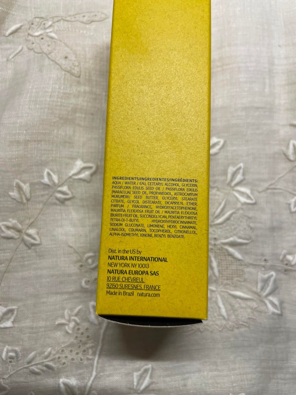 Natura amazonian sourcing cruelty-free promise supports local communities.