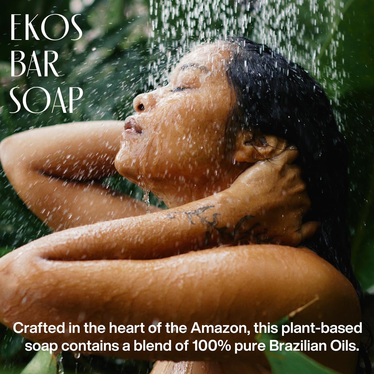 Natura bar soap set natural-origin ingredients label appeals to clean beauty.