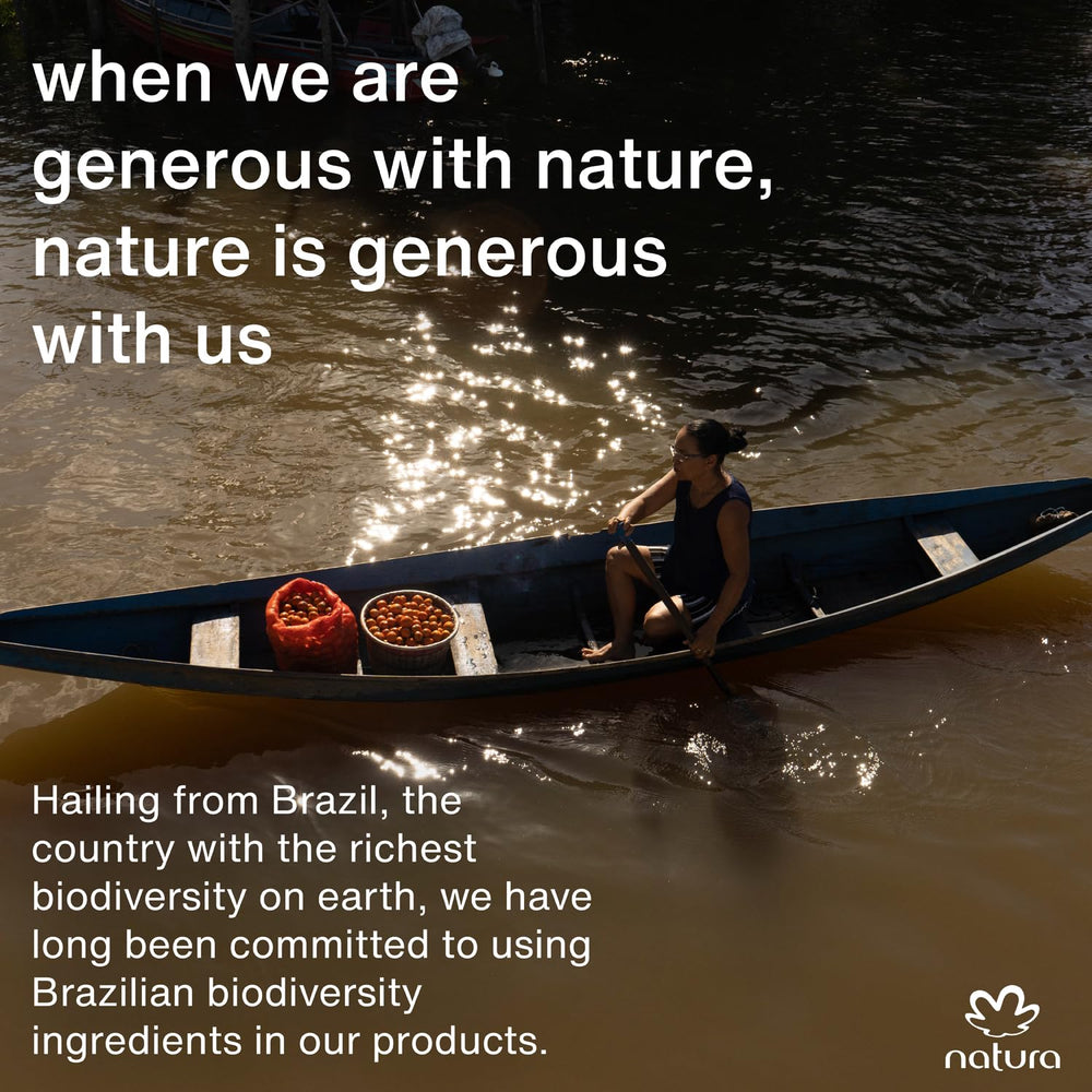 Natura Brazil Nut Hand Cream demonstrates lightweight, non-greasy finish after application.