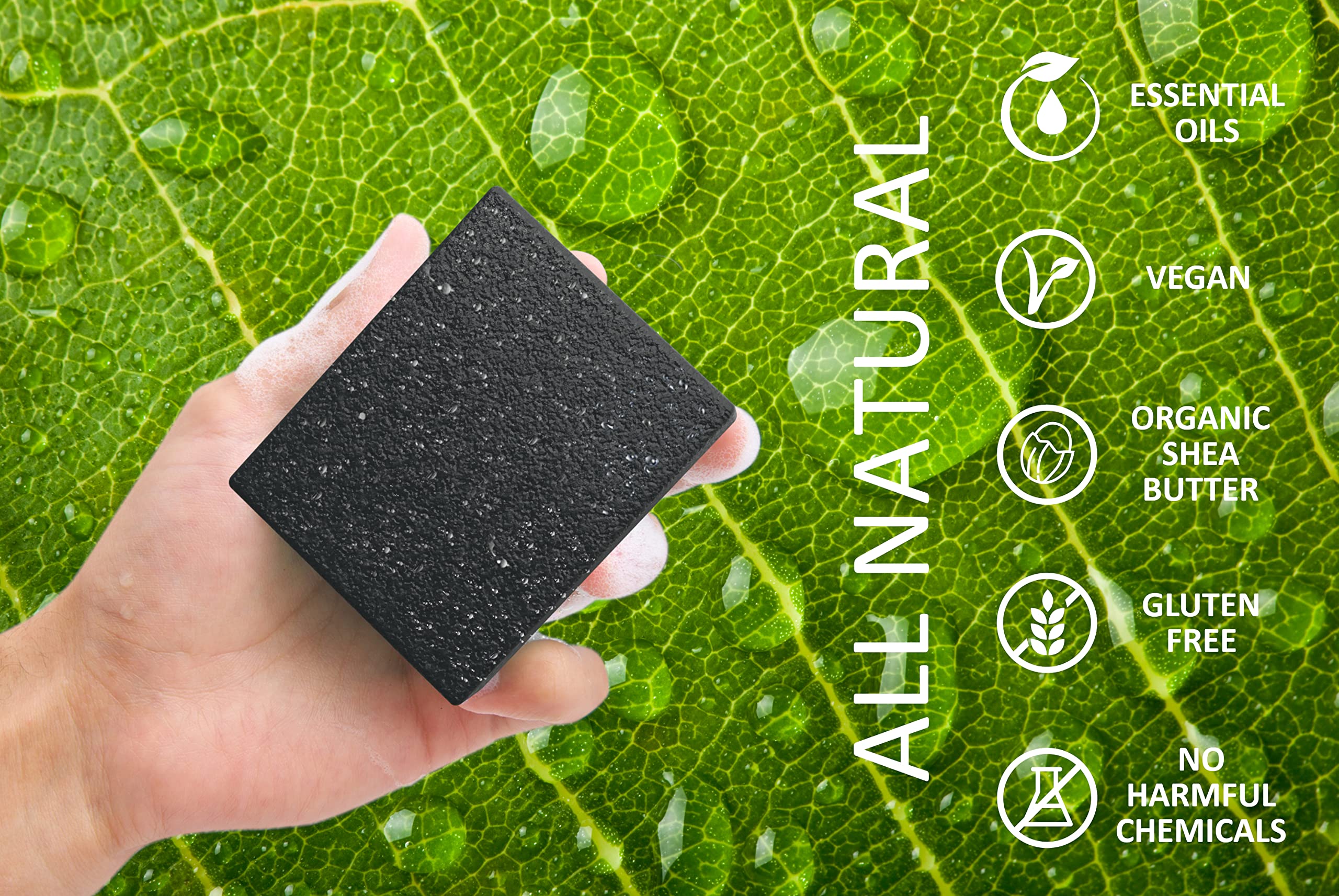 NATURAL AMERICAN ELEMENTS eucalyptus aloe bar soap – refreshing clean feel with moisture.