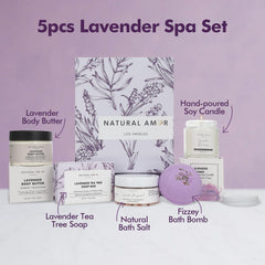 Natural Amor Los Angeles lavender body butter for daily skin nourishment.